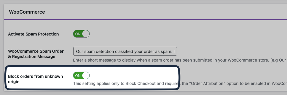 Block Unknown Origin orders in WooCommerce