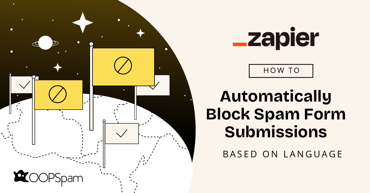 How to Automatically Block Spam Form Submissions in Zapier Based on Language