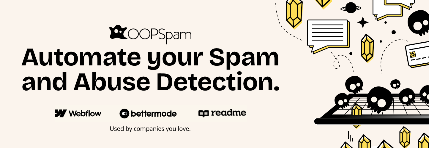 Using OOPSpam for Spam Protection