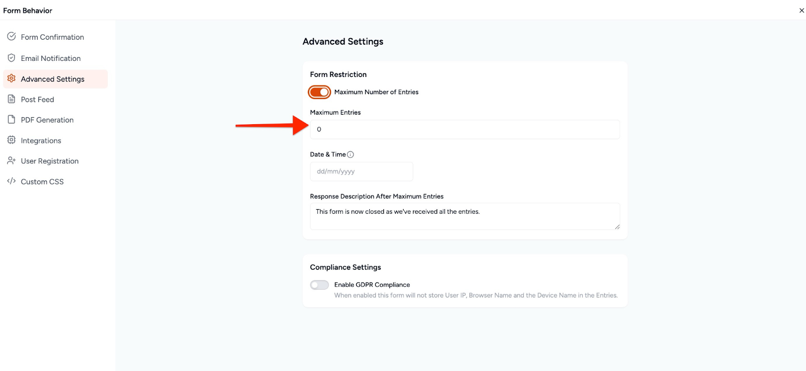 Access Advanced Settings Access Advanced Settings